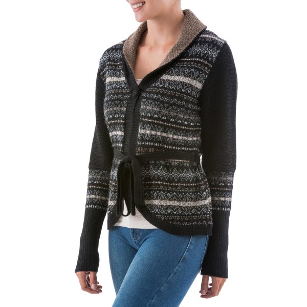 Midnight Medley Alpaca Cardigan Fashion