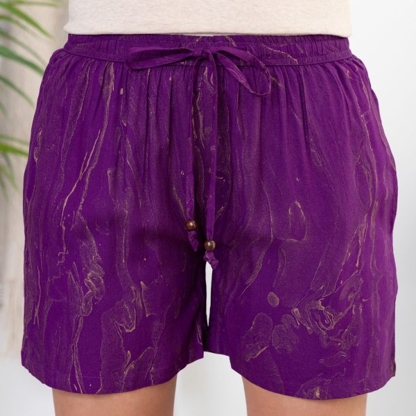 Perfectly Content Marble Shorts Online