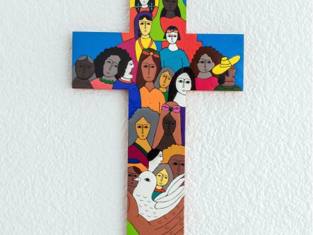 Peace on Earth Large Wood Wall Cross For Sale