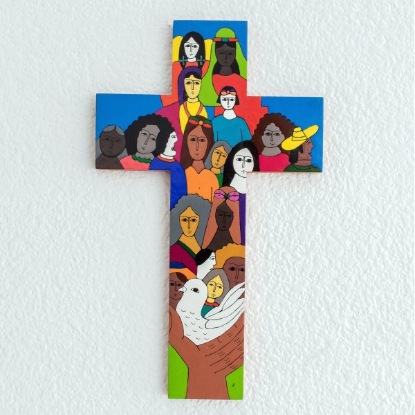 Peace on Earth Large Wood Wall Cross For Sale