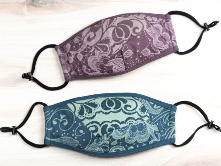 Patched Together Organic Reversible Face Mask Hot on Sale