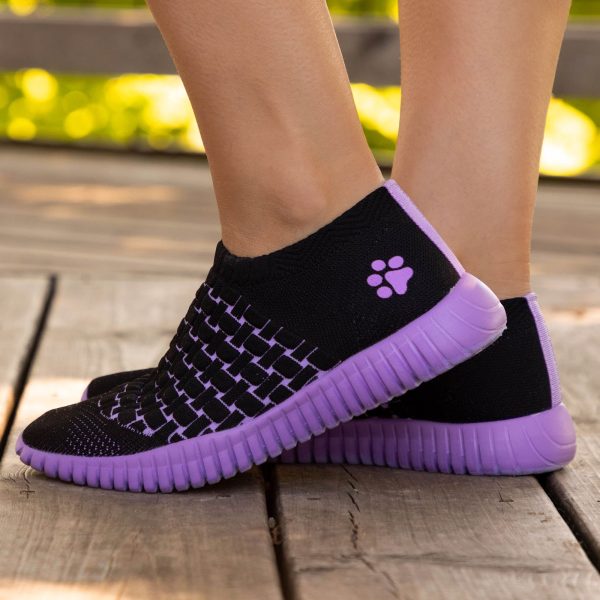 Purple Paw Flex Walking Shoes Hot on Sale