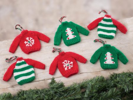 Christmas Comfort Mini Sweater Ornaments For Sale