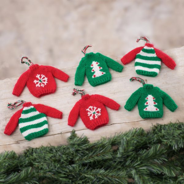 Christmas Comfort Mini Sweater Ornaments For Sale