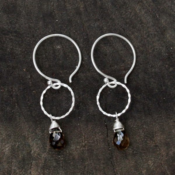 Mystic Solo Sterling Silver & Quartz Earrings Supply