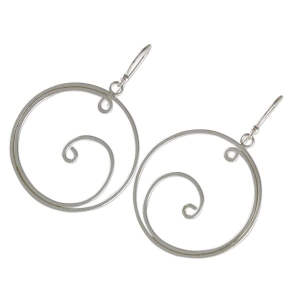 Moon Crests Sterling Silver Earrings Supply