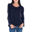 Navy Blue Charisma Alpaca Blend Sweater Online