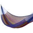 Rainbow Seascape Tropical Hand Woven Two Person Hammock Sale