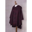 Peruvian Wildflower Reversible Ruana Cloak Hot on Sale