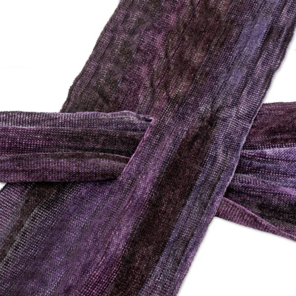 Orchid Dreamer Bamboo Chenille & Cotton Scarf on Sale