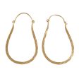 Mystic Loops 22k Gold Plated Sterling Silver Hoop Earrings from India Online Sale