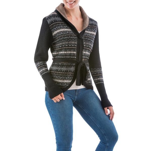 Midnight Medley Alpaca Cardigan Fashion