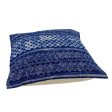 Square Modern Indigo Batik Patterned Indigo Cotton Cushion Cover Cheap