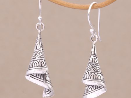 Shining Sonket Silver Dangle Earrings Online