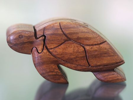 Turtle Wisdom Wood Puzzle Box Online Sale