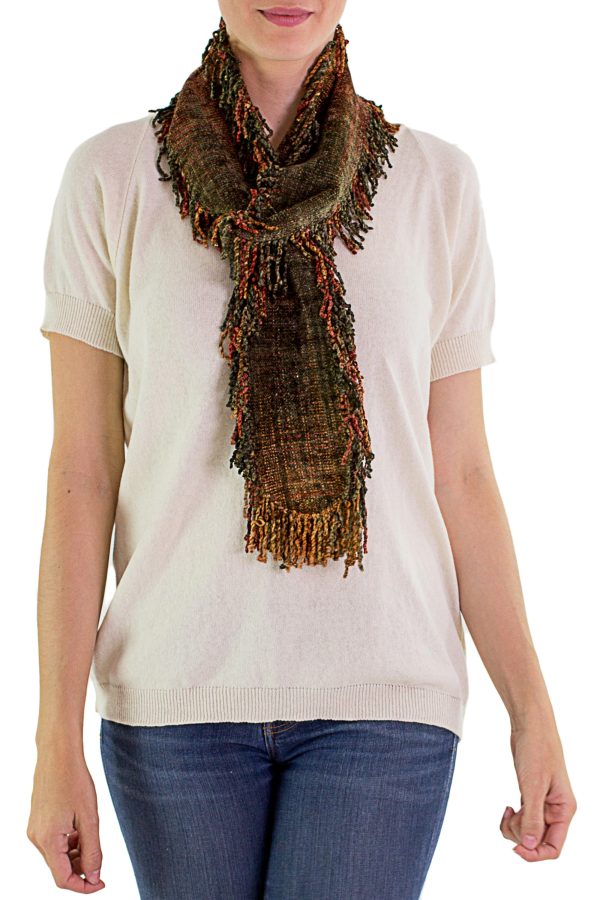 Pacaya Volcano Bamboo Scarf Cheap