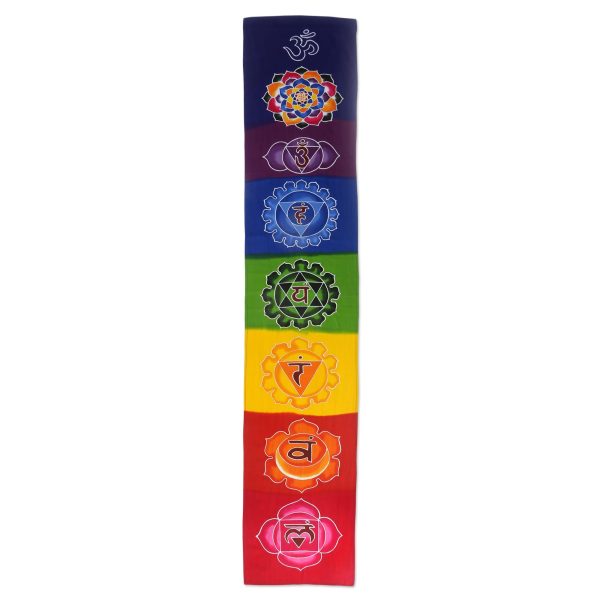 Meditation Chakra Large Batik Wall Mural Fashion