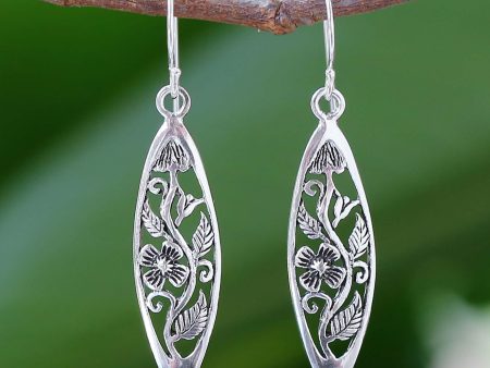 Spring Daisy Sterling Silver Earrings Sale