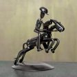 Rustic Jockey Metal Sculpture Discount