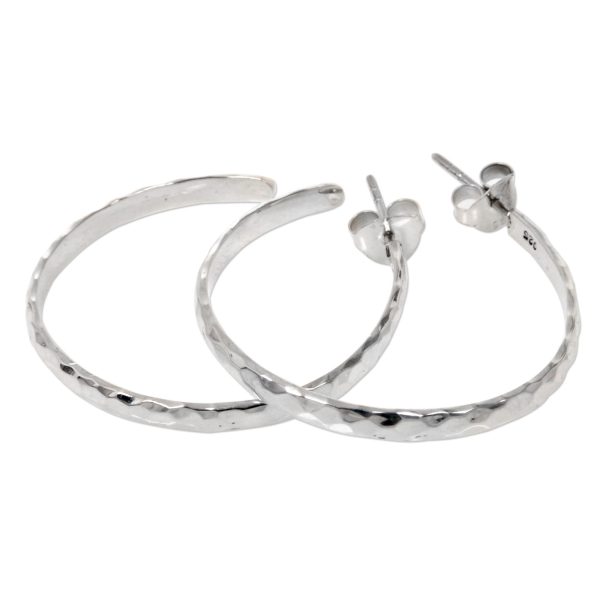 Mosaic in Sterling Hoop Earrings Online Sale