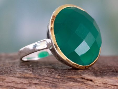 Verdant Allure Onyx Ring Sale