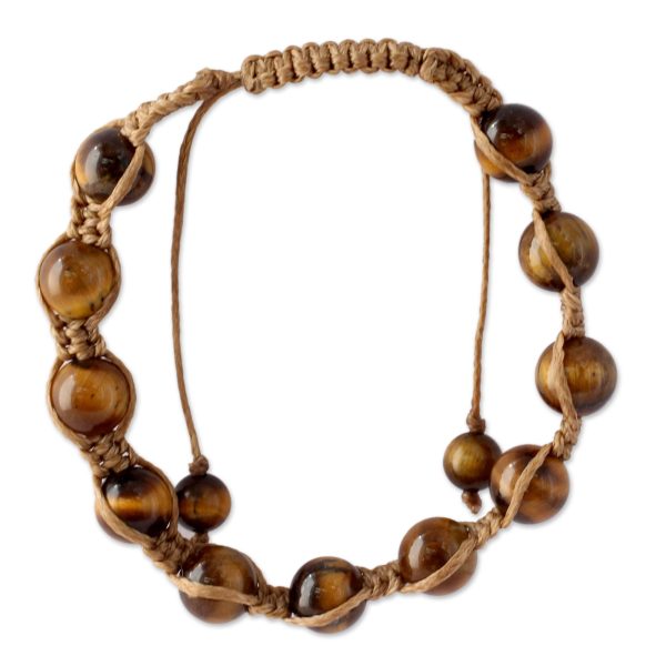 Oneness Tiger s Eye Beaded Bracelet Online