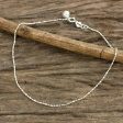 Simple Happiness Silver Chain Anklet Cheap