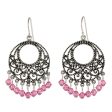 Moroccan Rose Beaded Hook Earrings For Discount