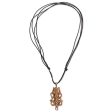 Ocean Dweller Leather Pendant Necklace Supply