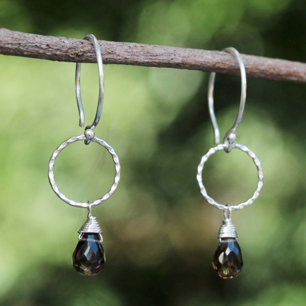 Mystic Solo Sterling Silver & Quartz Earrings Supply