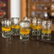 Ribbon Of Sunshine Shot Glasses Set of 6 Supply