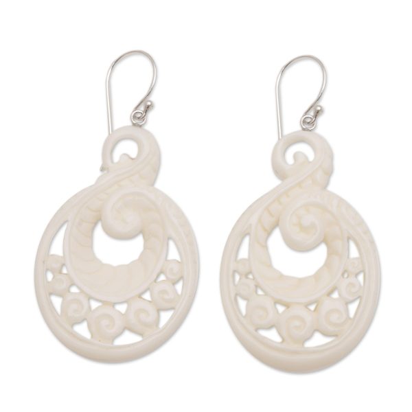 Swirling Scales Dangle Earrings Hot on Sale