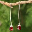 Sublime Garnet Earrings Fashion