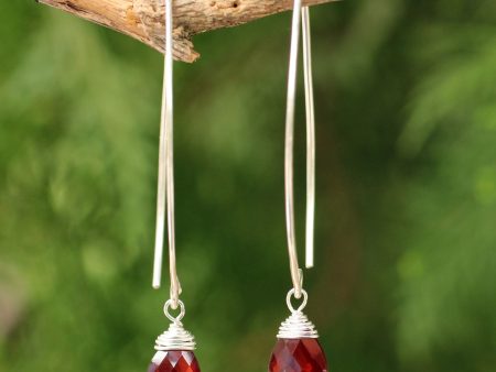 Sublime Garnet Earrings Fashion