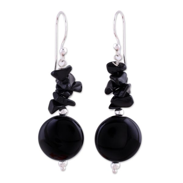 Midnight Charm Sterling Silver Earrings Discount