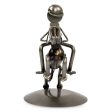 Rustic Jockey Metal Sculpture Discount