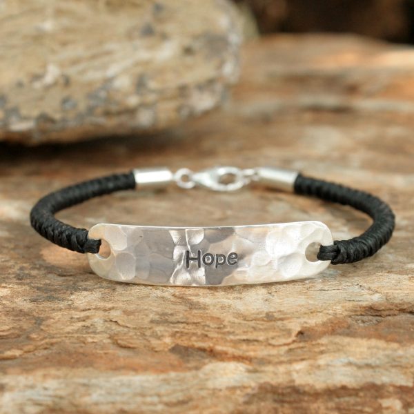 Spirit of Hope Silver Pendant Bracelet on Sale