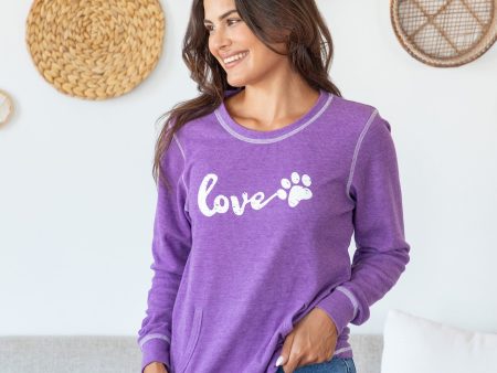 Love Paw Thermal Long Sleeve Top For Cheap