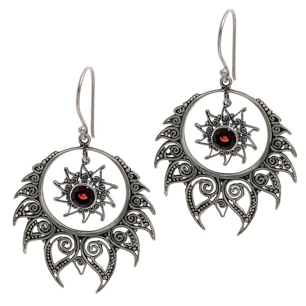 Shiva s Fire Sterling Silver Earrings Online Hot Sale